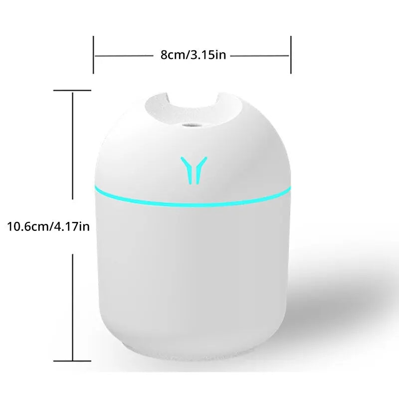 Humidifier Aroma Essential Oil Diffuser For Home/Car with LED Color Lamp