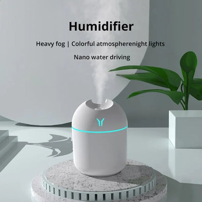 Humidifier Aroma Essential Oil Diffuser For Home/Car with LED Color Lamp