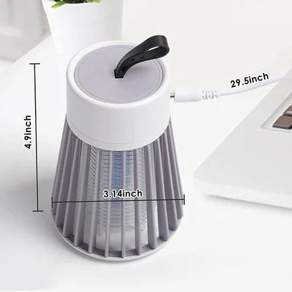 USB Electric Shock Mosquito Killer Lamp for Home with 360° Large Area Coverage, Silent Operation