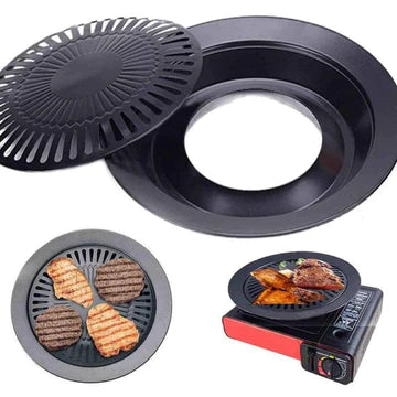 Non Stick Grill BBQ 32cm / BBQ Grill Frying Pan Non-stick BBQ Plate For Home Use & Outdoor