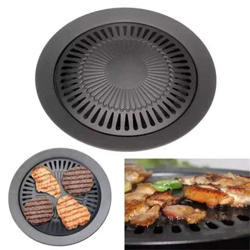 Non Stick Grill BBQ 32cm / BBQ Grill Frying Pan Non-stick BBQ Plate For Home Use & Outdoor