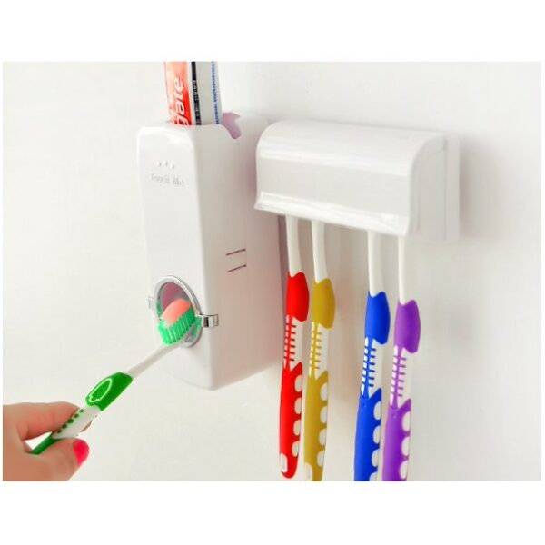 Toothpaste Dispenser Automatic Toothpaste Squeezer & Holder Set