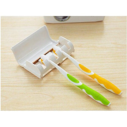 Toothpaste Dispenser Automatic Toothpaste Squeezer & Holder Set